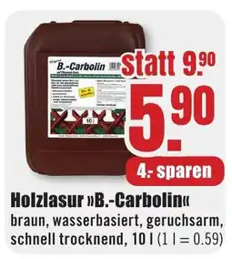 B1 Discount Baumarkt Holzlasur »B.-Carbolin<< Angebot
