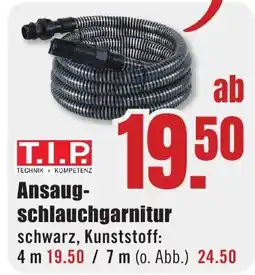 B1 Discount Baumarkt T.I.P Ansaug- schlauchgarnitur Angebot