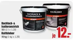 B1 Discount Baumarkt Dachlack- & Isolieranstrich o. Kaltkleber Angebot
