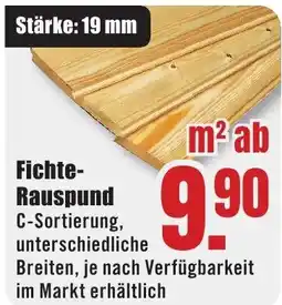 B1 Discount Baumarkt Fichte- Rauspund Angebot