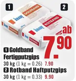 B1 Discount Baumarkt KNAUF Goldband Fertigputzgips Angebot
