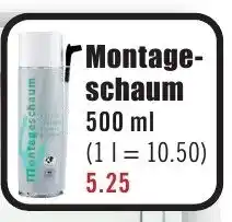 B1 Discount Baumarkt Montageschaum Angebot