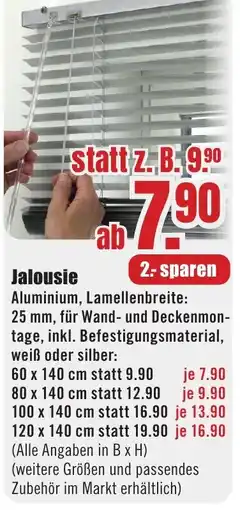 B1 Discount Baumarkt Jalousie Angebot