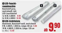 B1 Discount Baumarkt LED-Feuchtraumleuchte Angebot