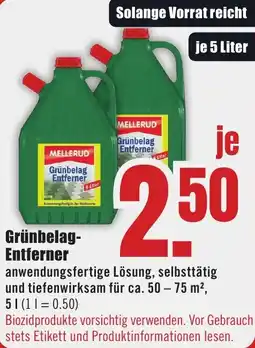 B1 Discount Baumarkt MELLERUD Grünbelag Entferner Angebot
