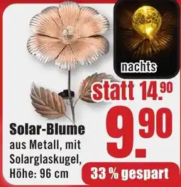 B1 Discount Baumarkt Solar-Blume Angebot