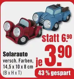 B1 Discount Baumarkt Solarauto Angebot