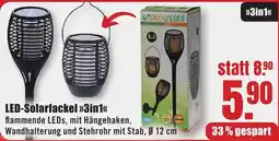 B1 Discount Baumarkt LED-Solarfackel >>3in1<< Angebot