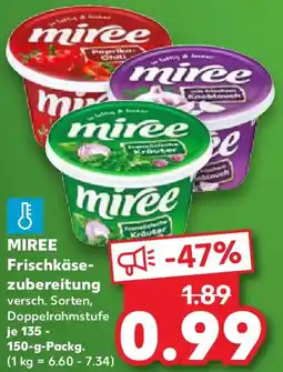 Kaufland MIREE Frischkäsezubereitung Angebot
