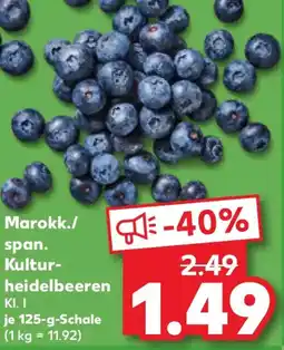 Kaufland Marokk./ span. Kulturheidelbeeren Angebot