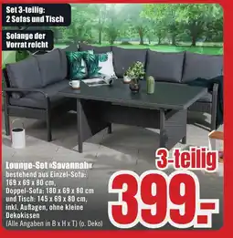 B1 Discount Baumarkt Lounge-Set "Savannah" Angebot