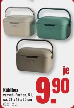 B1 Discount Baumarkt OUTFIT Kühlbox Angebot