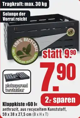 B1 Discount Baumarkt Klappkiste >>60 I<< Angebot
