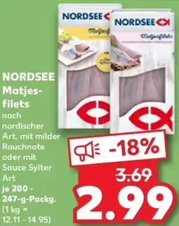 Kaufland NORDSEE Matjesfilets Angebot
