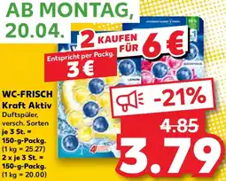 Kaufland WC-FRISCH Kraft Aktiv Angebot