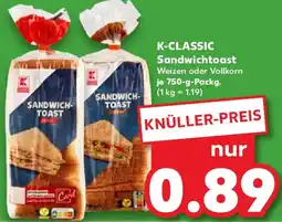 Kaufland K-CLASSIC Sandwichtoast Angebot