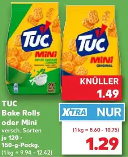 Kaufland TUC Bake Rolls oder Mini Angebot