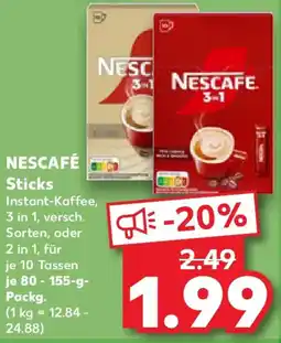 Kaufland NESCAFÉ Sticks Angebot
