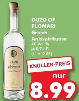 Kaufland OUZO OF PLOMARI Griech. Anisspirituose Angebot