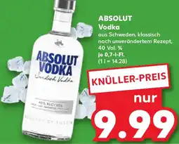 Kaufland ABSOLUT Vodka Angebot