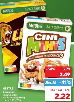 Kaufland NESTLÉ Cerealien Angebot