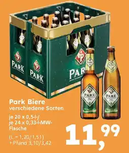 Globus Baumarkt Park Biere Angebot