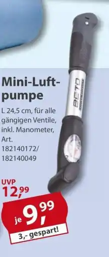 Sonderpreis Baumarkt BETO Mini-Luft- pumpe Angebot