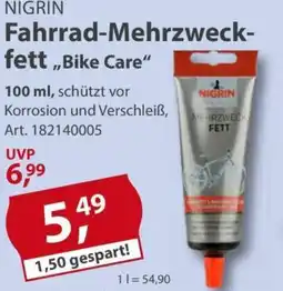Sonderpreis Baumarkt NIGRIN Fahrrad-Mehrzweck- fett,,Bike Care" Angebot