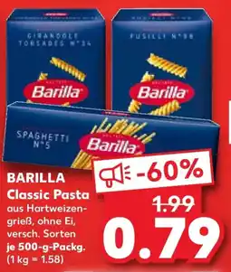 Kaufland BARILLA Classic Pasta Angebot