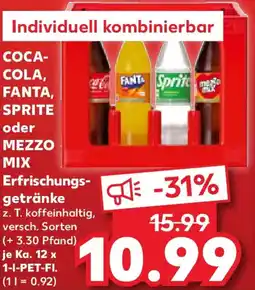 Kaufland COCA- COLA, FANTA, SPRITE oder MEZZO MIX Erfrischungsgetränke Angebot
