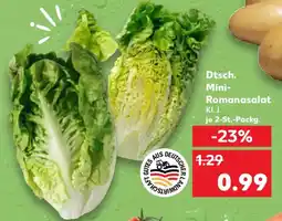 Kaufland Dtsch. Mini- Romanasalat Angebot