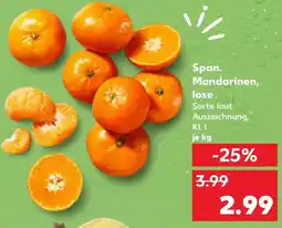 Kaufland Span. Mandarinen, lose Angebot
