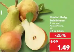 Kaufland Niederl./belg. Tafelbirnen Angebot