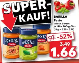 Kaufland BARILLA Pesto Angebot