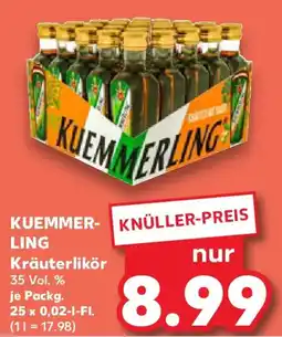 Kaufland KUEMMER- LING Kräuterlikör Angebot