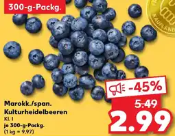 Kaufland Marokk./span. Kulturheidelbeeren Angebot