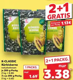 Kaufland K-CLASSIC Kürbiskerne Angebot