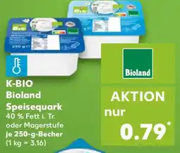 Kaufland K-BIO Bioland Speisequark Angebot