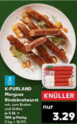 Kaufland K-PURLAND Merguez Rindsbratwurst Angebot