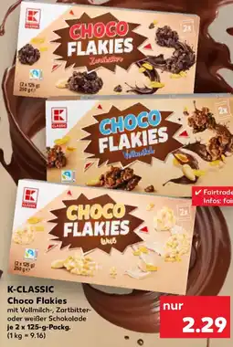 Kaufland K-CLASSIC Choco Flakies Angebot