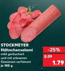 Kaufland STOCKMEYER Hähnchensalami Angebot
