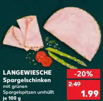 Kaufland LANGEWIESCHE Spargelschinken Angebot