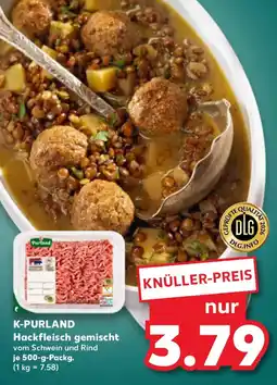 Kaufland K-PURLAND Hackfleisch gemischt Angebot