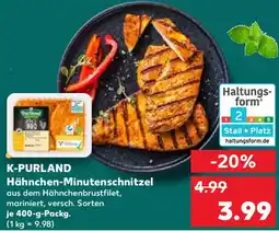 Kaufland K-PURLAND Hähnchen-Minutenschnitzel Angebot