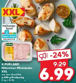 Kaufland K-PURLAND Hähnchen-Ministeaks XXL Angebot
