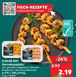 Kaufland K-BLUE BAY Garnelenspieße Angebot