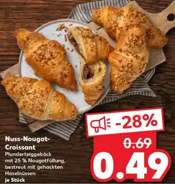 Kaufland Nuss-Nougat- Croissant Angebot