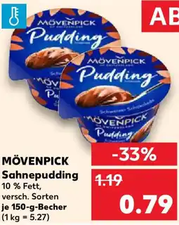 Kaufland MÖVENPICK Sahnepudding Angebot