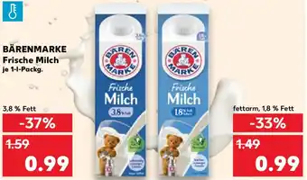 Kaufland BÄRENMARKE Frische Milch Angebot