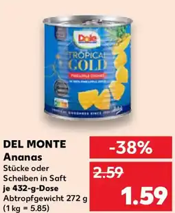 Kaufland DEL MONTE Ananas Angebot